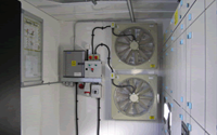 Interior of ISO Container Conversion UPS and Genset - PEC Acoustics